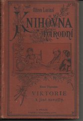 kniha Viktorie a jiné novelly, J. Otto 