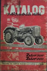 kniha Katalog náhradních dílů Zetor 2011, 3011, Zetor 1961