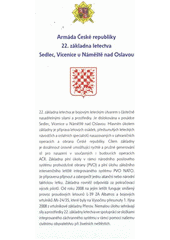 kniha Armáda České republiky, 22. základna letectva, Sedlec, Vicenice u Náměště nad Oslavou, Ministerstvo obrany České republiky - OKP MO 