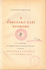 kniha Z červánků naší svobody, Občanská záložna 1928