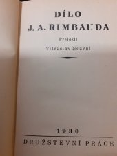 kniha Dílo J.A. Rimbauda, Družstevní práce 1930
