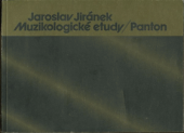 kniha Muzikologické etudy, Panton 1981
