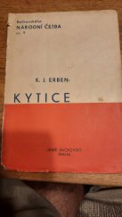 kniha Kytice z básní Karla Jaromíra Erbena, Jindřich Bačkovský 1940