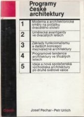 kniha Programy české architektury, Odeon 1981