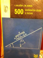 kniha 500 riešených úloh z fyziky, Alfa 1973