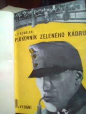 kniha Plukovník zeleného kádru, Sfinx, Bohumil Janda 1931