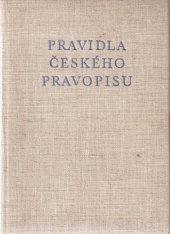 kniha Pravidla českého pravopisu, Československá akademie věd 1958