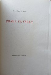 kniha Praha za války, s.n. 1946
