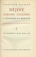 kniha Dějiny národu českého v Čechách a v Moravě I. - Od prvověkosti až do roku 1253, L. Mazáč 1939