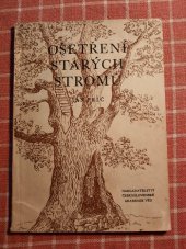 kniha Ošetření starých stromů, Československá akademie věd 1953