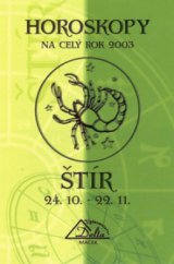 kniha Horoskopy na rok 2003 - Štír [24.10.-22.11.], Delta 
