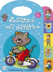 kniha Zvířátka učí děťátka 2 Didaktické hry s nálepkami, Aksjomat 2013