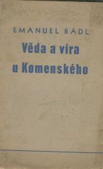 kniha Věda a víra u Komenského, Vydavatelské oddělení Ymky 1939