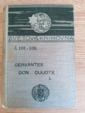 kniha Důmyslný rytíř Don Quijote de la Mancha, J. Otto 1899