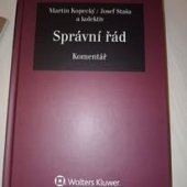 kniha Správní řád Komentář, Wolter Kluwers 2022
