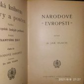 kniha Národové evropští, J. Otto 1908