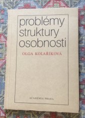 kniha Problémy struktury osobnosti, Academia 1981