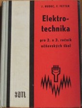 kniha Elektrotechnika pro 2. a 3. ročník učňovských škol, SNTL 1970