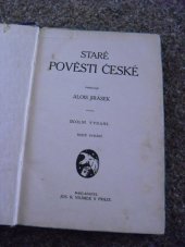kniha Staré pověsti české, Jos. R. Vilímek 1935