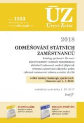 kniha ÚZ č. 1233 Odměňování státních zaměstnanců - úplné znění předpisů, Sagit 2017
