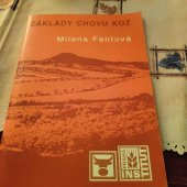 kniha Základy chovu koz, Institut výchovy a vzdělávání Ministerstva zemědělství ČR 1997