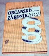 kniha Občanský zákoník úplné znění : rejstřík, Prospektrum 1991