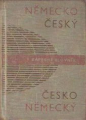 kniha Německo-český a česko-německý kapesní slovník, SPN 1972