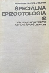 kniha Špeciálna epizootológia 2, Príroda 1986