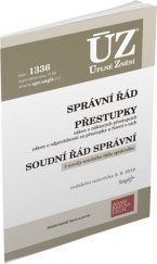 kniha ÚZ 1336 Správní řád, Soudní řád správní, Přestupky podle stavu k 9. 9. 2019, Sagit 2019