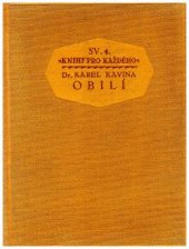 kniha Obilí, Státní nakladatelství 1930
