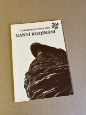 kniha Ranní rozjímání Podněty k přemýšlení, Signum unitatis 1991