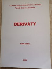 kniha Deriváty, Oeconomica 2003