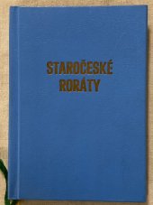 kniha Staročeské roráty, Státní nakladatelství 1921