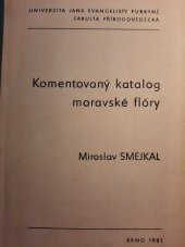 kniha Komentovaný katalog moravské flóry, Univerzita Jana Evangelisty Purkyně 1980