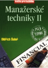 kniha Manažerské techniky II., Rubico 1997
