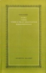 kniha Zaira Verše ; Výběr z prací dějepisných ; Korespondence, Odeon 1974