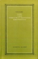 kniha Zaira Verše ; Výběr z prací dějepisných ; Korespondence, Odeon 1974