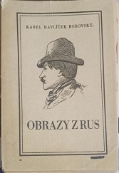 kniha Obrazy z Rus, Jan Svátek 1921