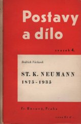 kniha St. K. Neumann 1875-1935, Fr. Borový 1935