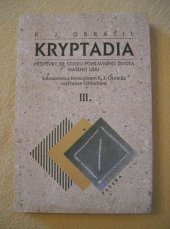 kniha Kryptadia 3. příspěvky ke studiu pohlavního života našeho lidu., Paseka 1999