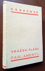 kniha Vražda člena parlamentu sira Baxtera detektivní román, Václav Naňka 1931