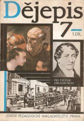 kniha Dějepis 7 pro 7. ročník základní školy. Díl 1., Státní pedagogické nakladatelství 1990