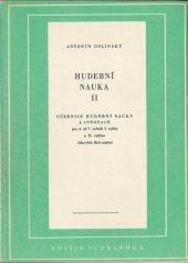 kniha Hudební nauka. 2. [Díl], - Učebnice hudební nauky a intonace pro 4. až 7. roč. 1. cyklu a 2. cyklus lid. škol umění, Supraphon 1976