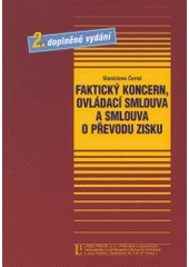 kniha Faktický koncern, ovládací smlouva a smlouva o převodu zisku, Linde 2004
