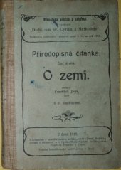 kniha Přírodopisná čítanka. Část II., - O zemi, Dědictví sv. Cyrilla a Methoděje 1912