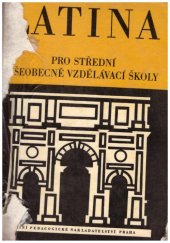 kniha Latina pro 1.-3. ročník středních všeobecně vzdělávacích škol, SPN 1967