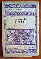 kniha Sníh báseň, F. Topič 1925