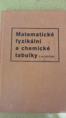 kniha Matematické, fyzikální a chemické tabulky pro 7. až 9. ročník ZDŠ, SPN 1980