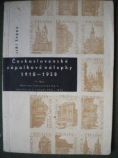 kniha Československé zápalkové nálepky 1918-1958. 2. část, - Katalog čs. zápalkových nálepek 1945-1958, Sběrné suroviny, n.p. 1959