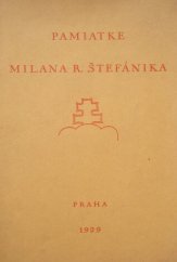 kniha Pamiatke Milana Rast. Štefánika, Štefánikova kolej 1929